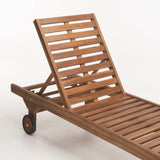 NINA DELUXE TEAK SUNLOUNGER