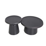 NOA SET OF 2 70/50cm COFFEE TABLE - BL