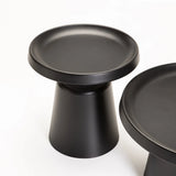 NOA SET OF 2 70/50cm COFFEE TABLE - BLACK