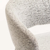 OLGA SPECKLED FABRIC CHAIR - LIGHT GREY