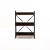 OMEGA 3 SHELF UNIT - WENGE/BLACK