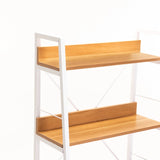 OMEGA 4 SHELF UNIT - BEECH/WHITE