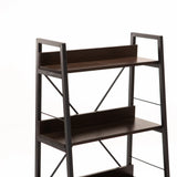 OMEGA 4 SHELF UNIT - WENGE/BLACK