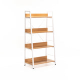 OMEGA 4 SHELF UNIT - BEECH/WHITE