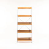 OMEGA 5 SHELF UNIT - BEECH/WHITE