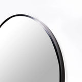 ORION 60cm ROUND MIRROR - BLACK