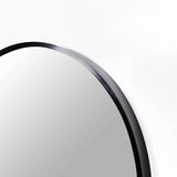 ORION 50cm ROUND MIRROR - BLACK