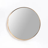 ORION 80cm ROUND MIRROR - GOLD