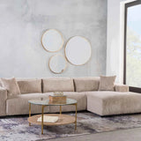 ORION 80cm ROUND MIRROR - GOLD