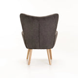 PARKER FABRIC CHAIR - DARK GREY