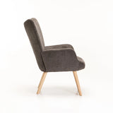 PARKER FABRIC CHAIR - DARK GREY