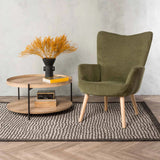 PARKER FABRIC CHAIR - GREEN