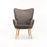 PARKER FABRIC CHAIR - DARK GREY