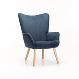 PARKER FABRIC CHAIR - BLUE