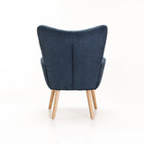 PARKER FABRIC CHAIR - BLUE