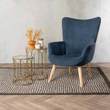 PARKER FABRIC CHAIR - BLUE