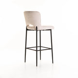 PAVIA FABRIC BARSTOOL - CREAM