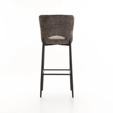 PAVIA FABRIC BARSTOOL - GREY