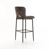 PAVIA FABRIC BARSTOOL - GREY