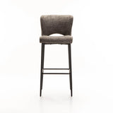 PAVIA FABRIC BARSTOOL - GREY