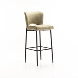 PAVIA FABRIC BARSTOOL - MINT