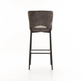 PAVIA FABRIC BARSTOOL - GREY