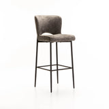 PAVIA FABRIC BARSTOOL - GREY