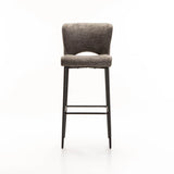 PAVIA FABRIC BARSTOOL - GREY