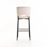 PAVIA FABRIC BARSTOOL - CREAM