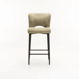 PAVIA FABRIC KITCHEN STOOL - MINT