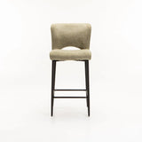 PAVIA FABRIC KITCHEN STOOL - MINT