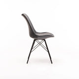 PETA VELVET DINING CHAIR - GREY