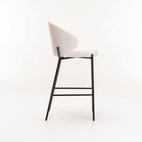 PHOEBE FABRIC BARSTOOL - CREAM