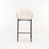 PHOEBE FABRIC BARSTOOL - CREAM