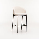 PHOEBE FABRIC BARSTOOL - CREAM