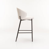 PHOEBE FABRIC BARSTOOL - CREAM