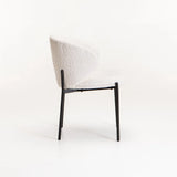 PHOEBE FABRIC DINING CHAIR - CREAM