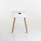 PISA 1 DRAWER PEDESTAL - OAK/WHITE