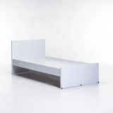 PLUTO SINGLE BED - WHITE