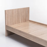 PLUTO SINGLE BED - LIGHT OAK