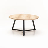 POPPY 80cm ROUND COFFEE TABLE - OAK