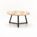 POPPY 80cm ROUND COFFEE TABLE - OAK