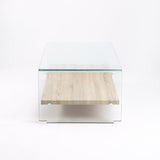 PORT 120x60cm 12MM TEMPERED GLASS COFFEE TABLE