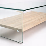 PORT 120x60cm 12MM TEMPERED GLASS COFFEE TABLE