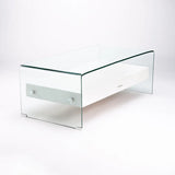 PORT 120x60cm 12MM TEMP GLASS COFEE TABLE W/DR