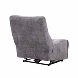 RAF FABRIC ARMLESS POWER RECLINER - GREY