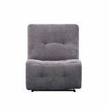 RAF FABRIC ARMLESS POWER RECLINER - GREY