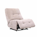 RAF FABRIC ARMLESS POWER RECLINER - OATMEAL