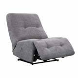 RAF FABRIC ARMLESS POWER RECLINER - GREY