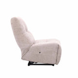 RAF FABRIC ARMLESS POWER RECLINER - OATMEAL